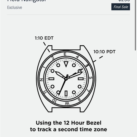 Standard Issue Instruments Field Navigator Watch EUC - Picture 2 of 10